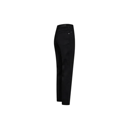 PD-Trisha Cropped Jeans Wash Support Deep Black, black