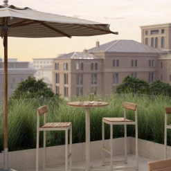 Pelagus barstol, light ivory