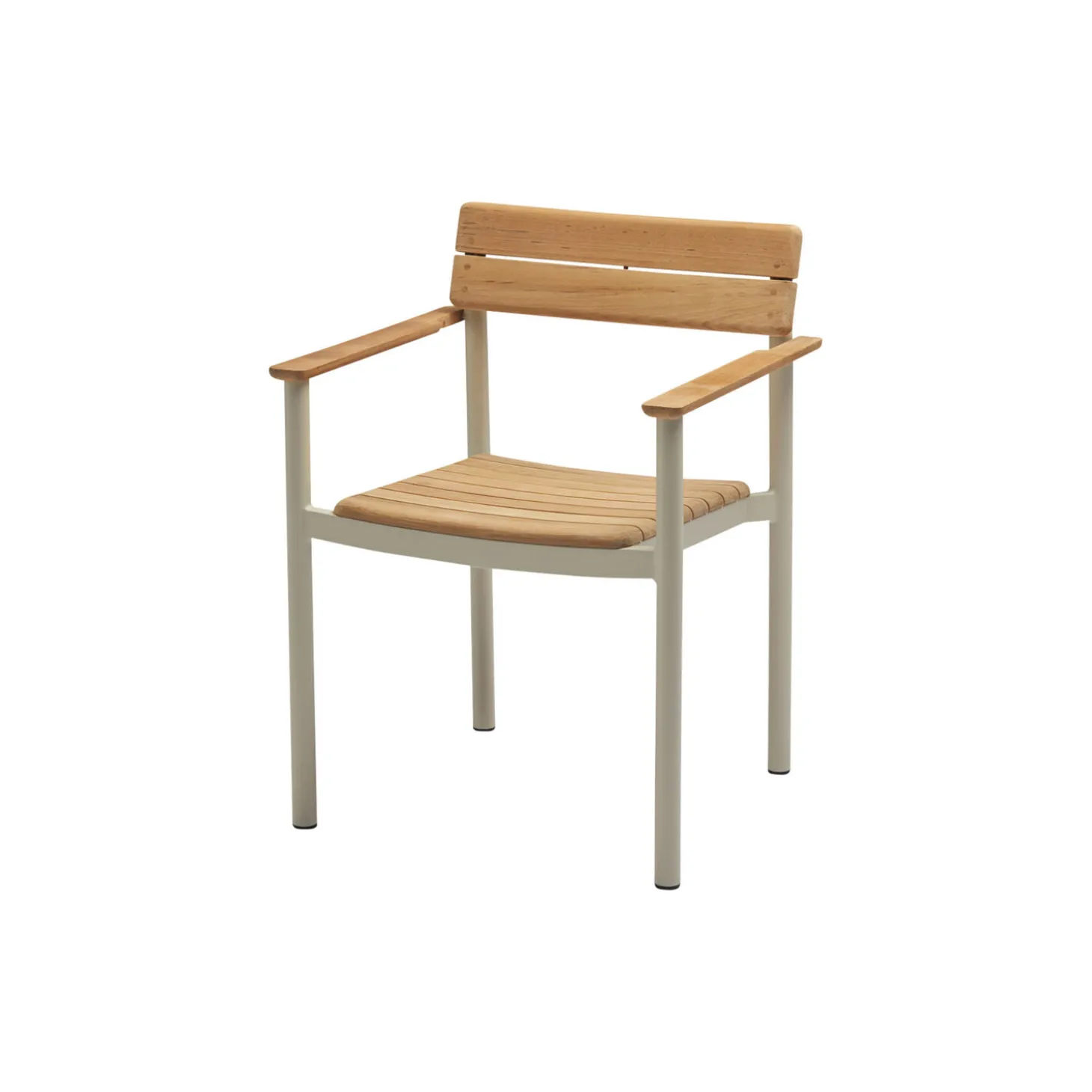 Pelagus stol med armlæn, light ivory