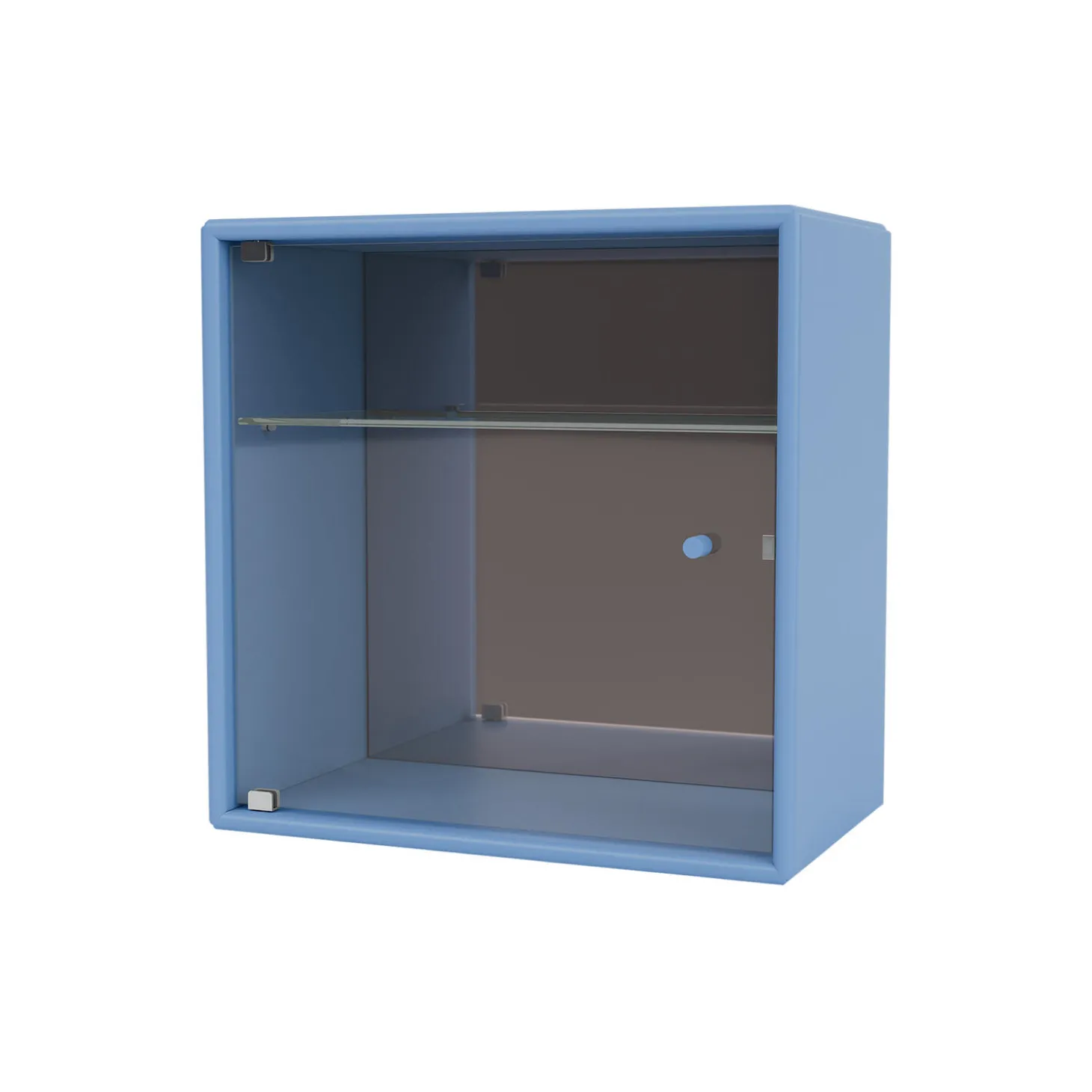 PERFUME skab med spejl, 154 azure