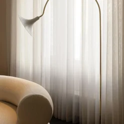 Petalii Floor Lamp, polished brass