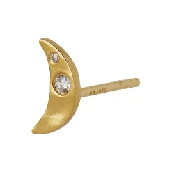 Petit Bella Moon Earring Single, gold