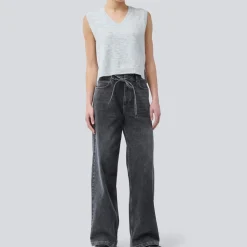 Petronellamd vest, grey melange