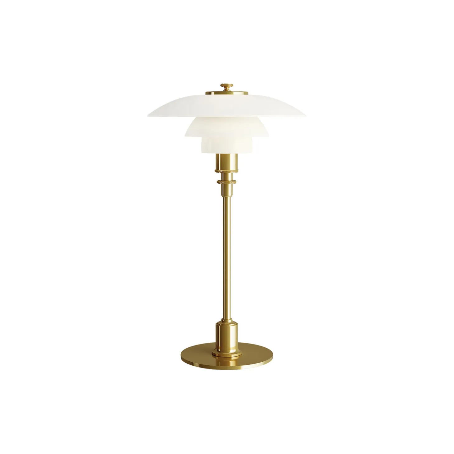 PH 2/1 bordlampe, brass