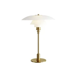 PH 3½-2½ glas bordlampe, messing