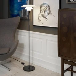 PH 3½-2½ gulvlampe, sort