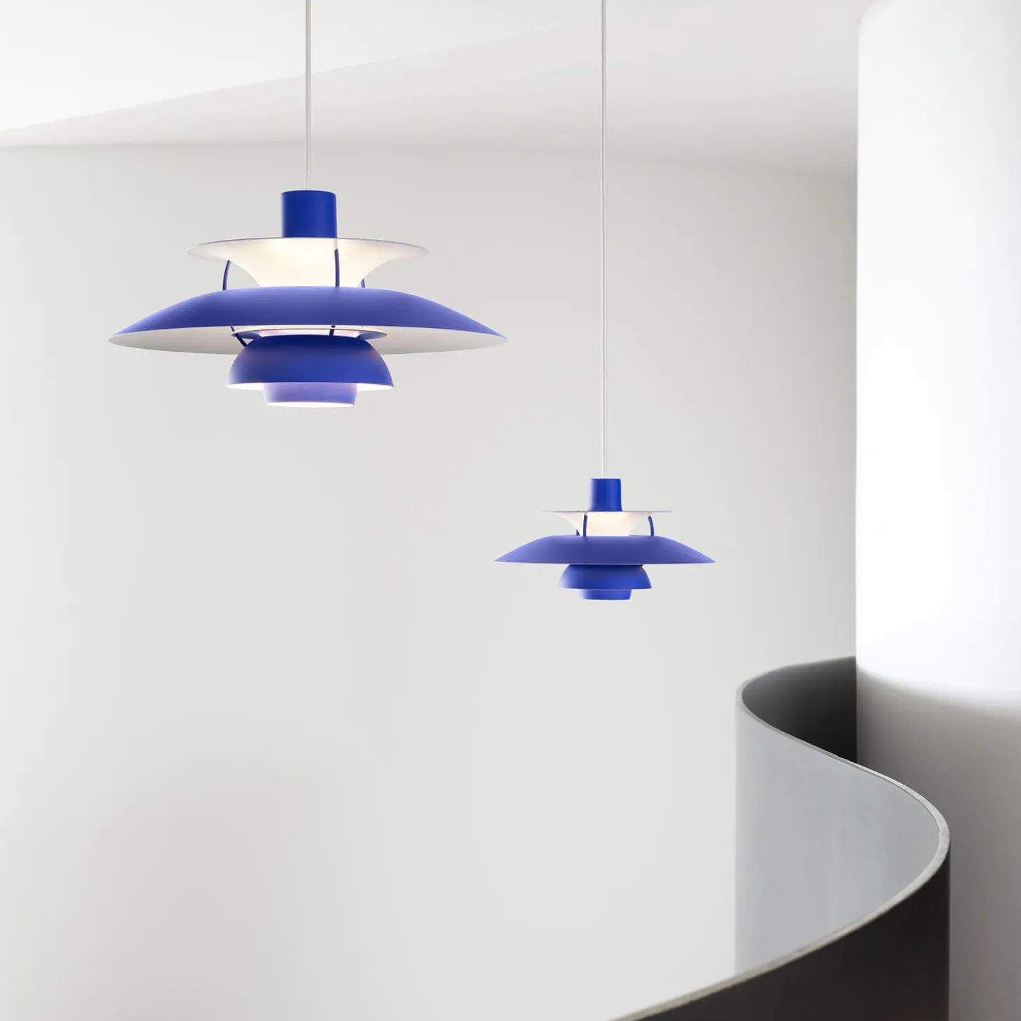 PH 5 Mini Monokrom pendel, blue