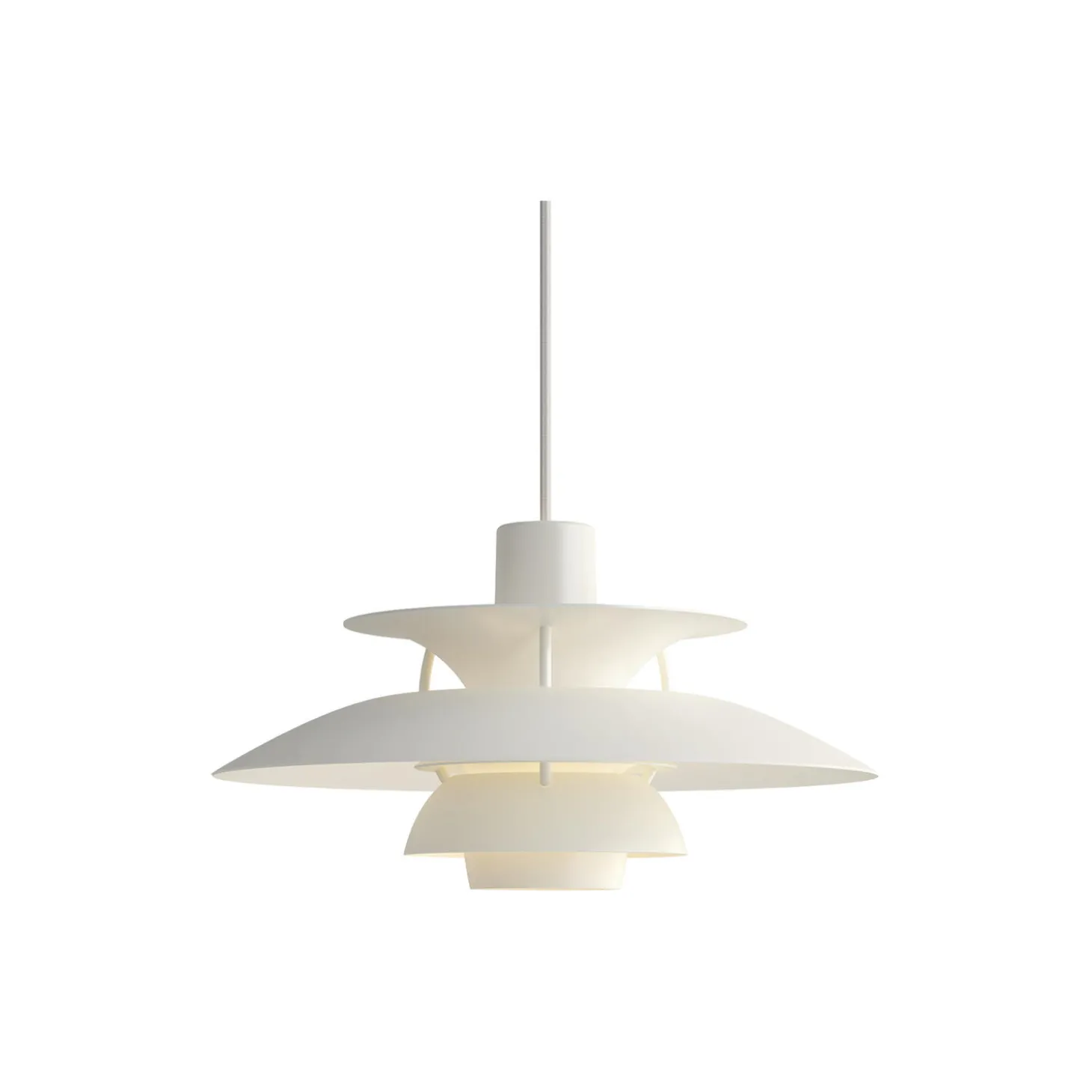 PH 5 Mini Monokrom pendel, white