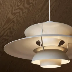 PH 5 Monochrome pendel, monochrome pale pewter