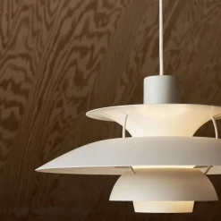 PH 5 Monochrome pendel, monochrome pale pewter