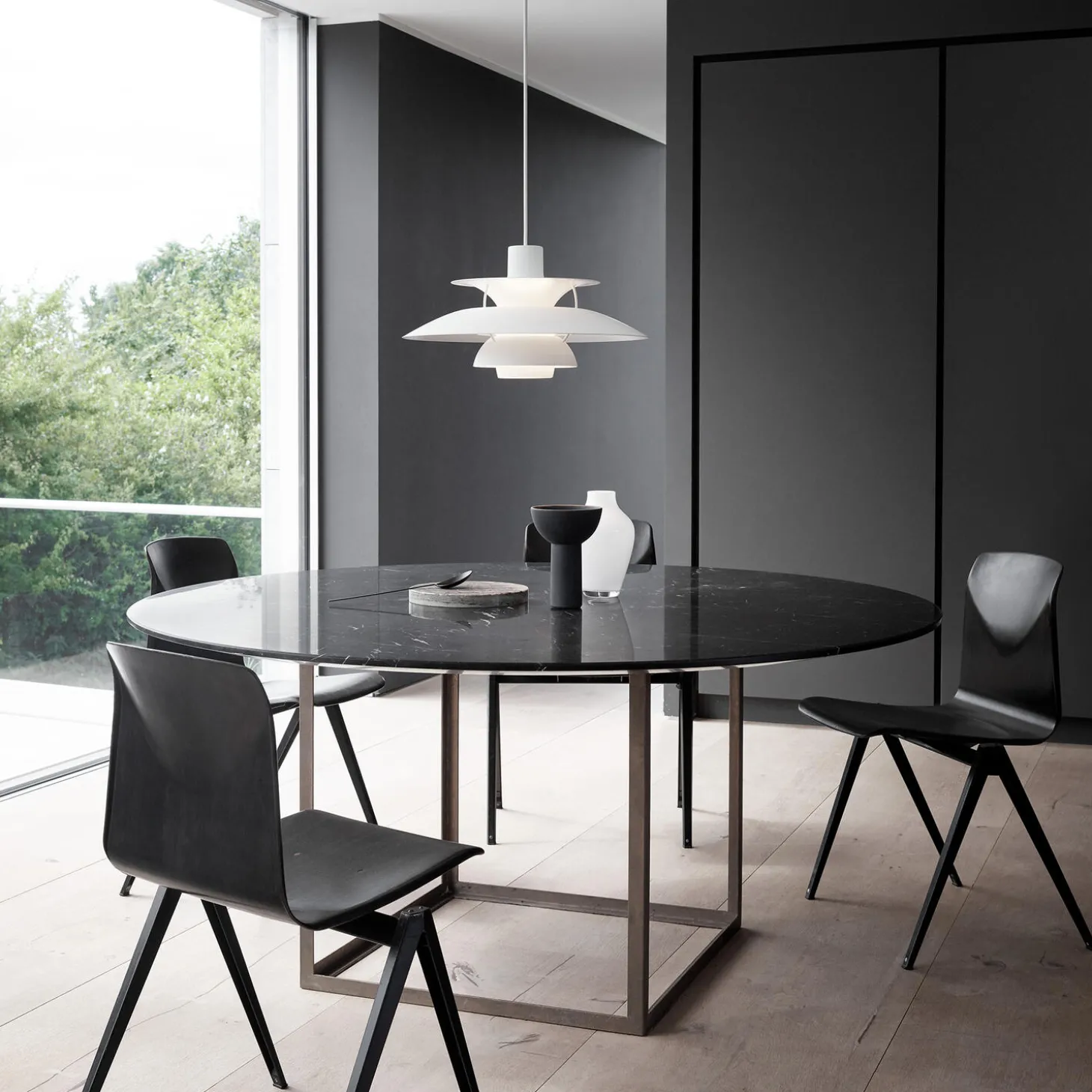 PH 5 Monochrome pendel, white