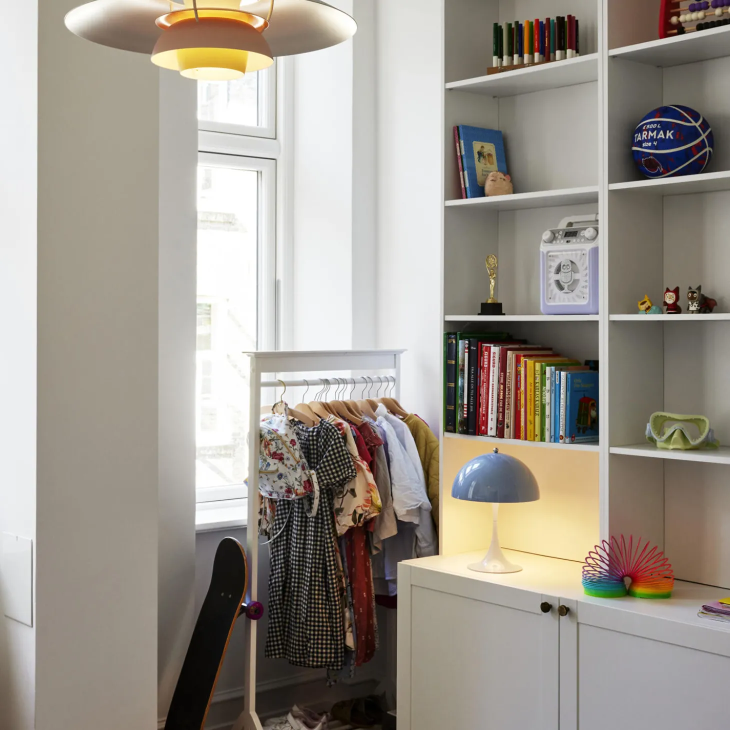 PH 5 Pastels pendel, blue/rose/peach