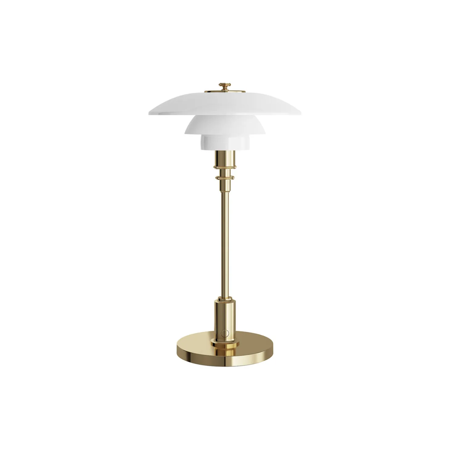 PH 2/1 Portable bordlampe, brass