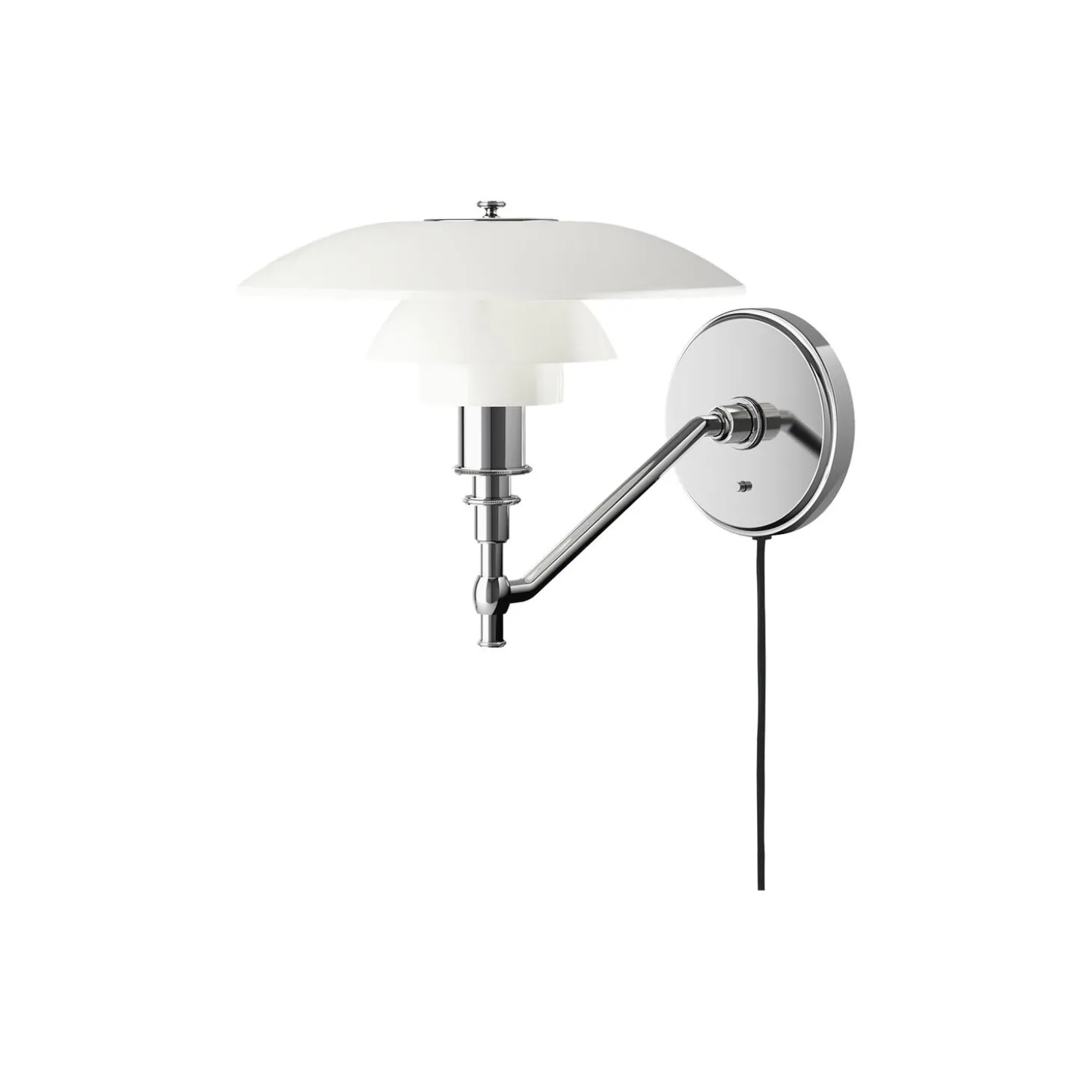 PH 3/2 væglampe, krom