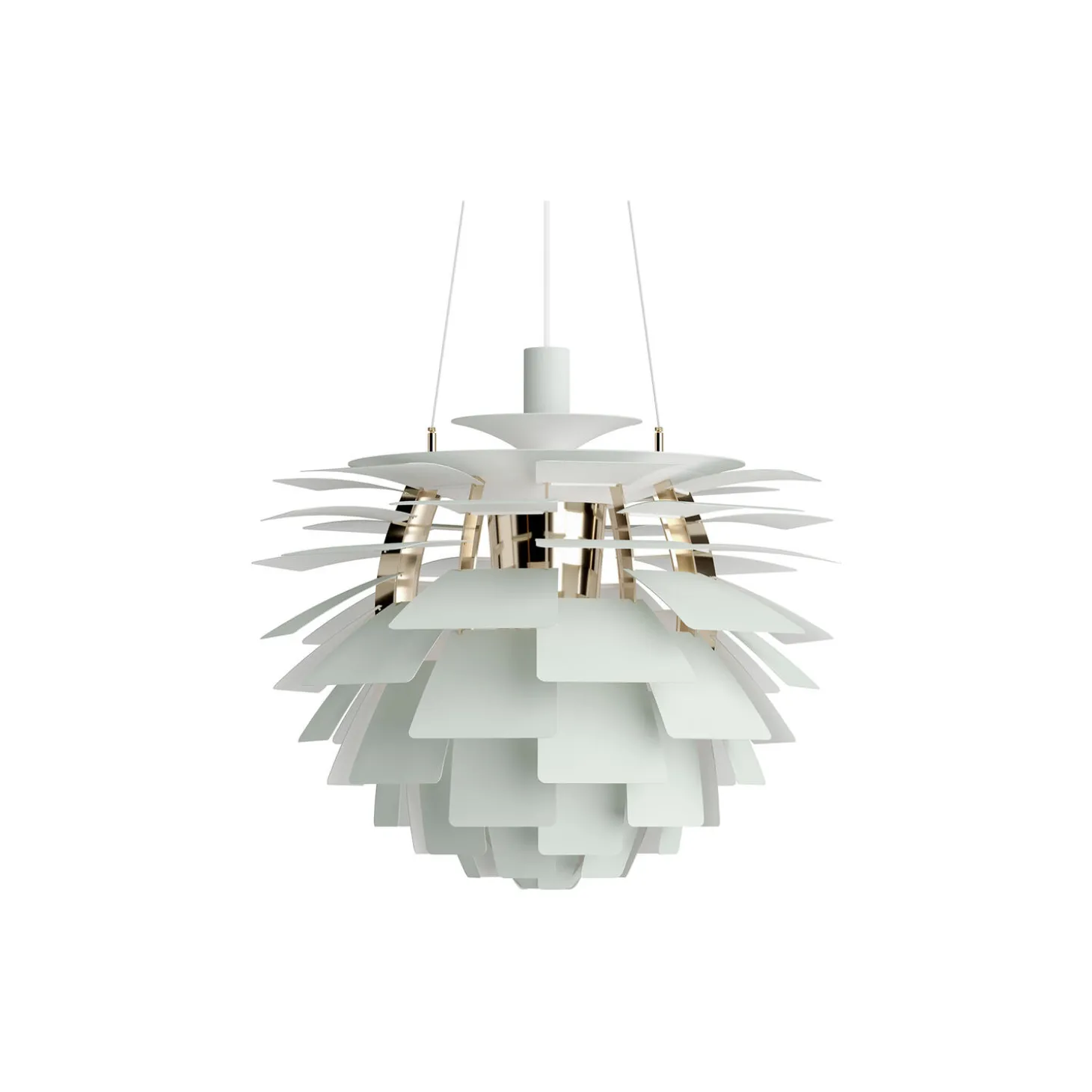 PH Artichoke, dusty green/brass metallised
