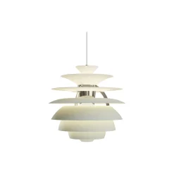 PH Snowball, dusty green/high lustre chrome plated