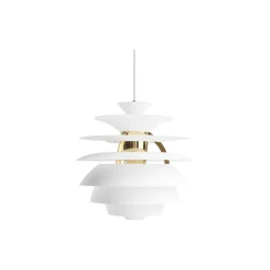 PH Snowball, soft white/brass metallised