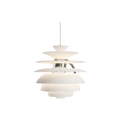 PH Snowball, soft white/high lustre chrome plated