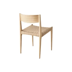 Pia spisebordsstol, olieret eg/natur