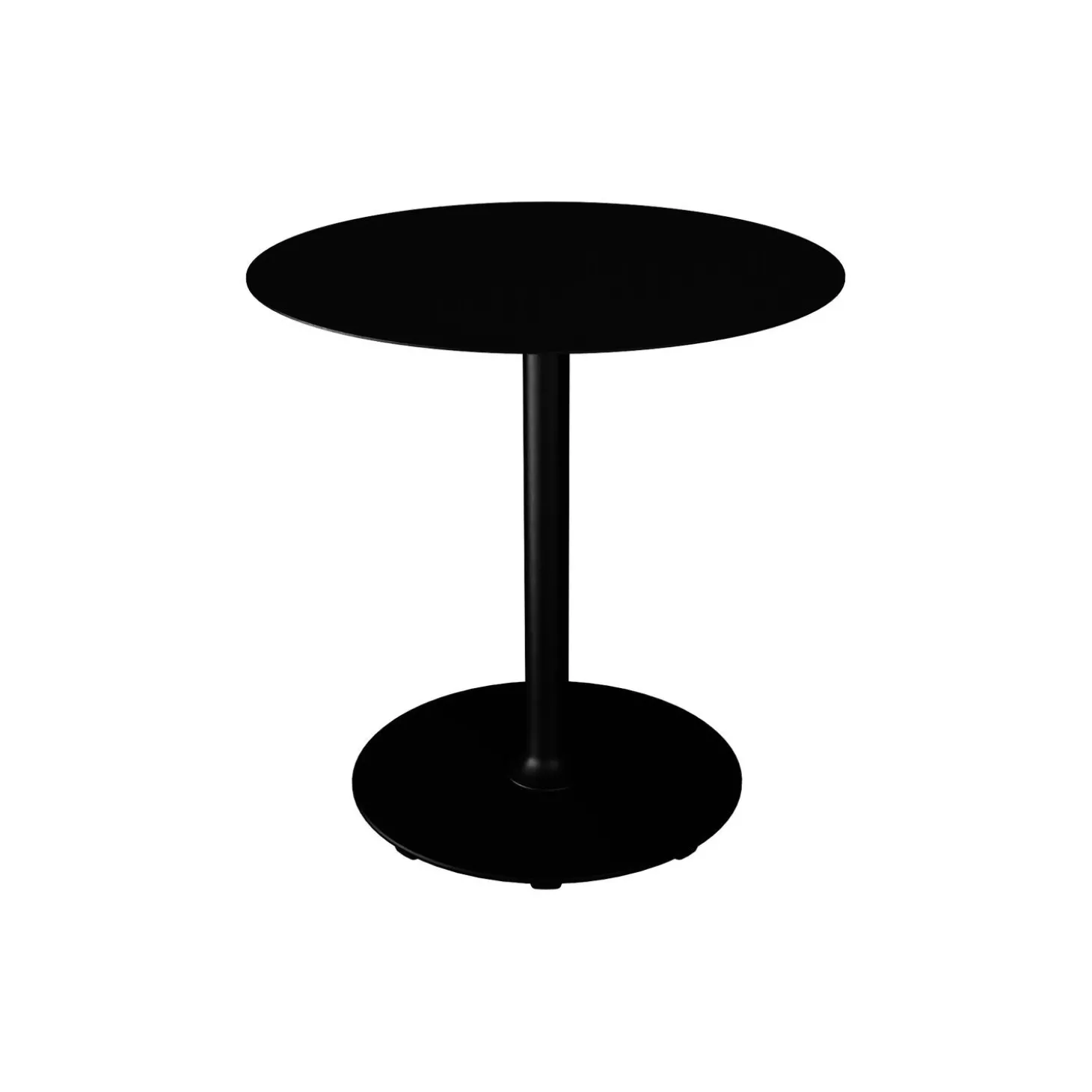 PICO Café Table with Round Base Ø 74, black