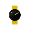 PICTO armbåndsur, black/canary yellow