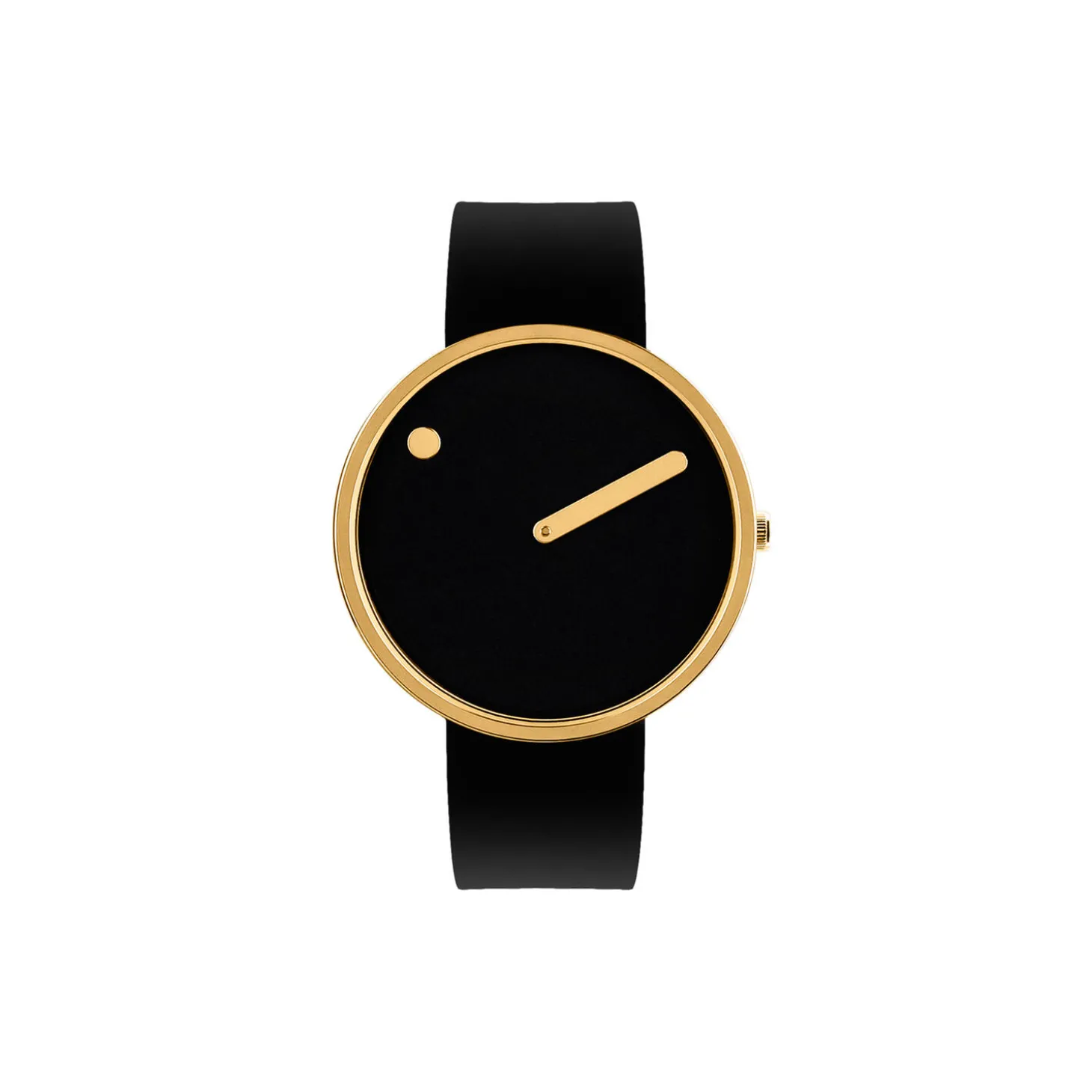 PICTO armbåndsur, black/gold/black