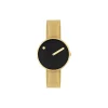 PICTO armbåndsur, black/gold