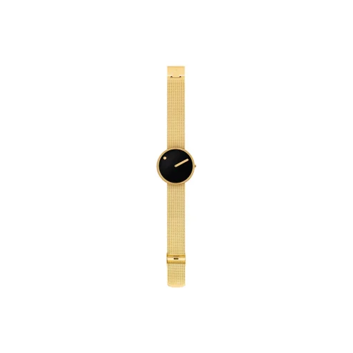 PICTO armbåndsur, black/gold/matt gold