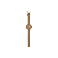 PICTO armbåndsur, cappuccino brown/gold/cappuccino brown