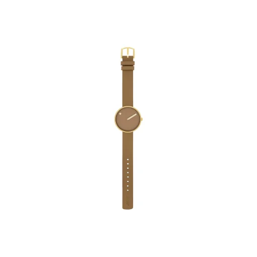 PICTO armbåndsur, cappuccino brown/gold/cappuccino brown
