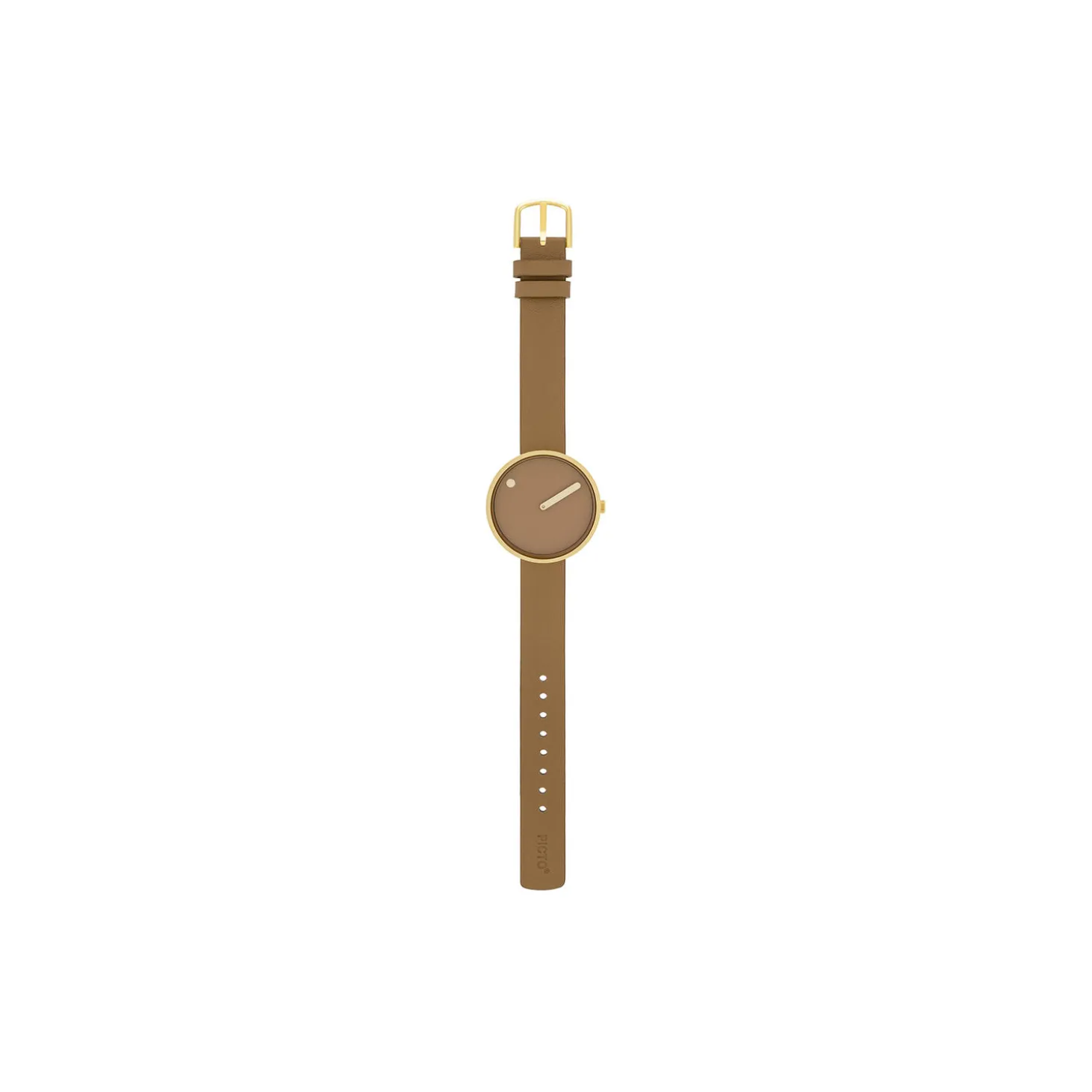 PICTO armbåndsur, cappuccino brown/gold/cappuccino brown