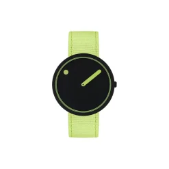 PICTO armbåndsur, manta ray black/paradise green