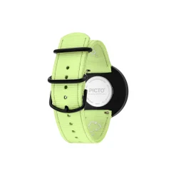 PICTO armbåndsur, manta ray black/paradise green