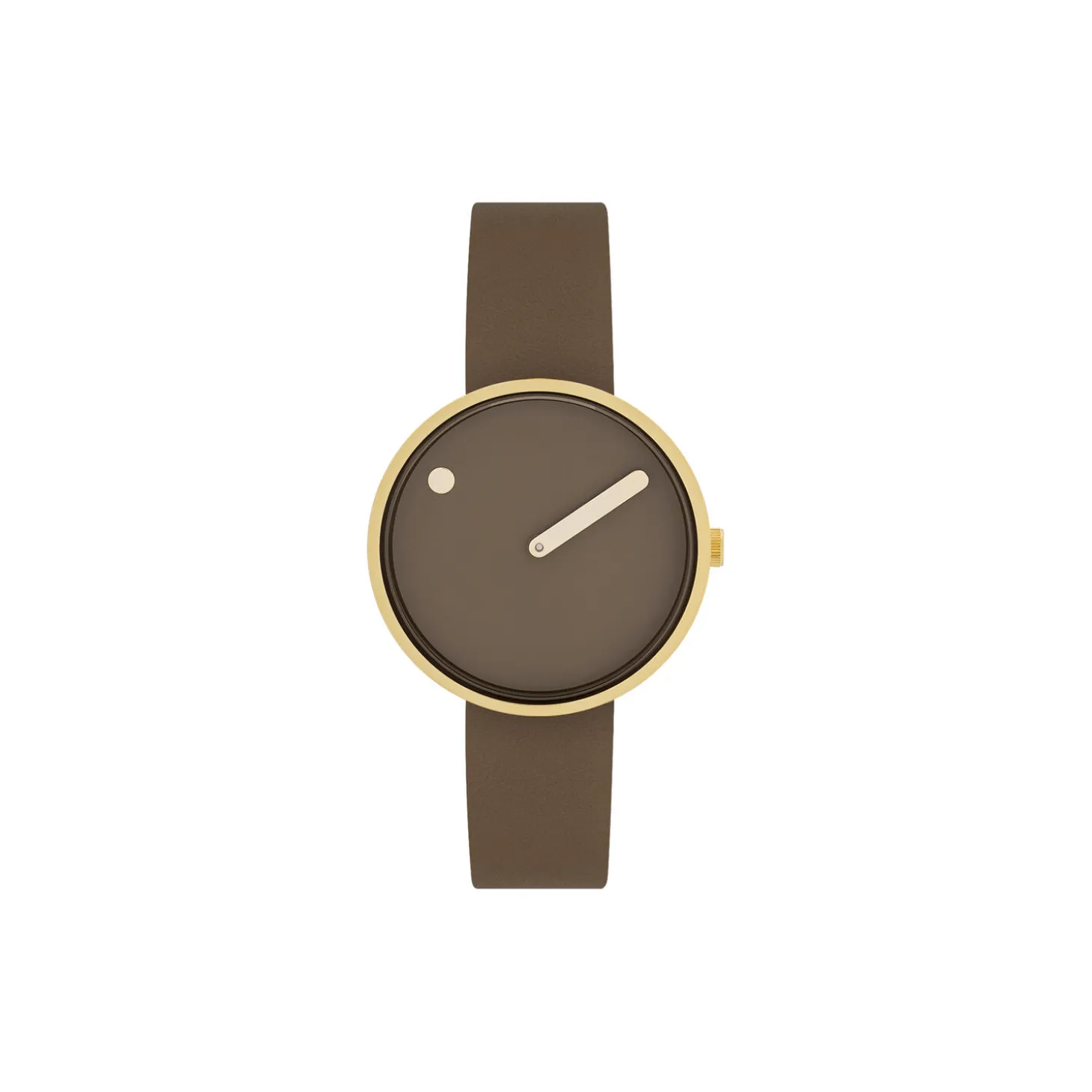 PICTO armbåndsur, mocha brown/gold/mocha brown
