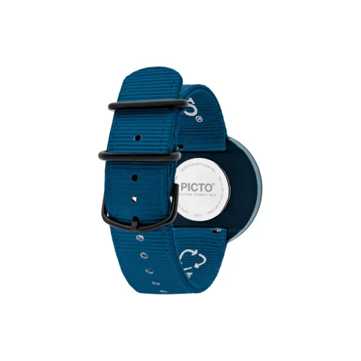PICTO armbåndsur, paradise green/matt deep blue/deep blue