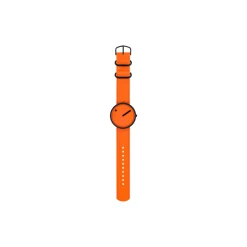 PICTO armbåndsur, signal orange/matt black/signal orange