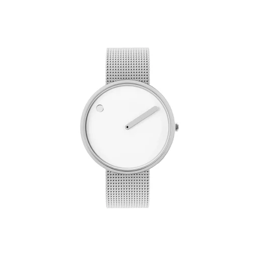 PICTO armbåndsur, white/steel/matt steel