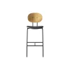 PIET HEIN Bar Chair, olieret eg/Solid Black 509