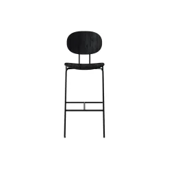 PIET HEIN Bar Chair, sortlakeret eg