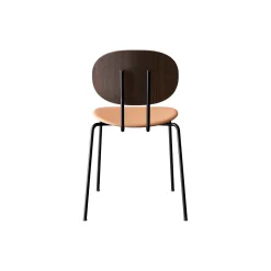 PIET HEIN Chair, oiled walnut/Silk Cognac