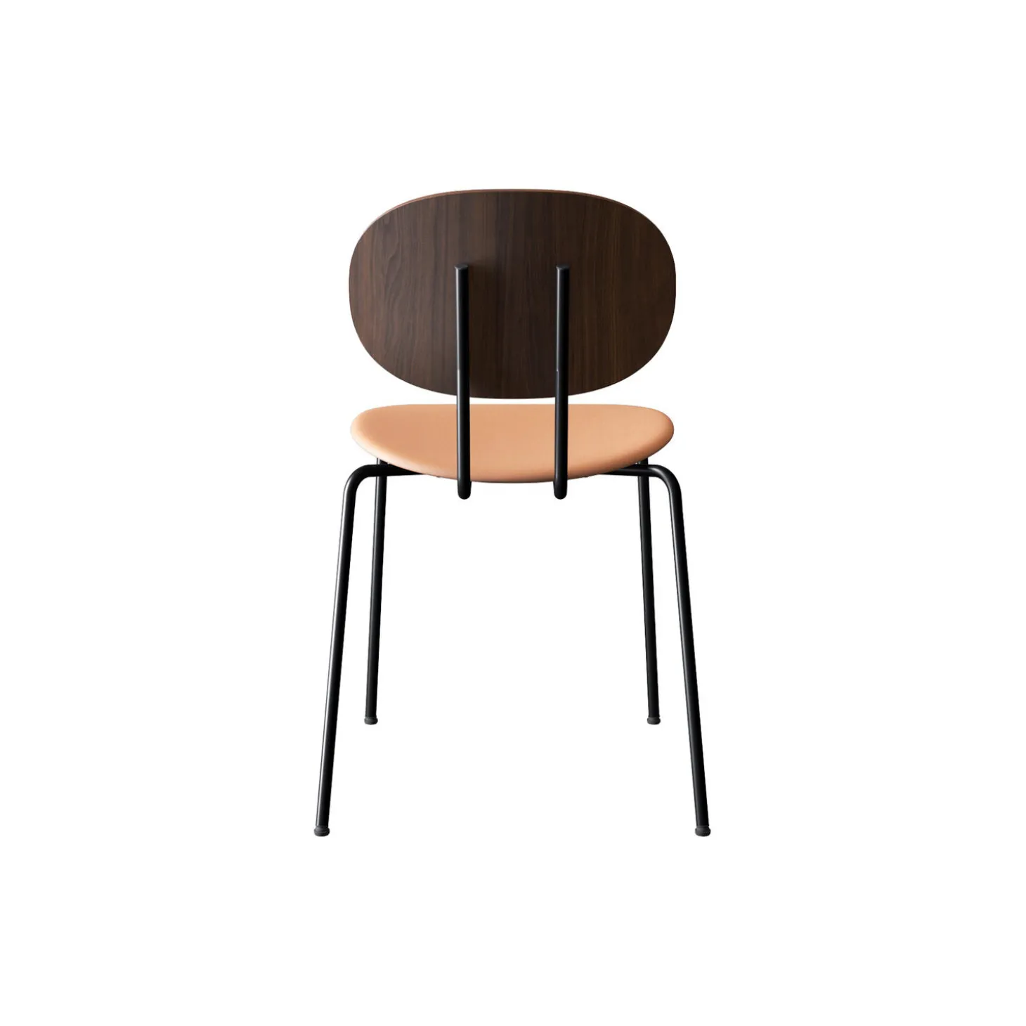 PIET HEIN Chair, oiled walnut/Silk Cognac