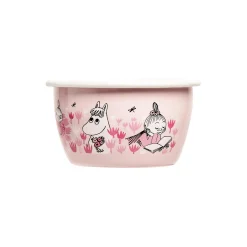 Piger emaljeskål, lyserød