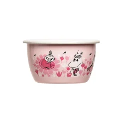 Piger emaljeskål, lyserød