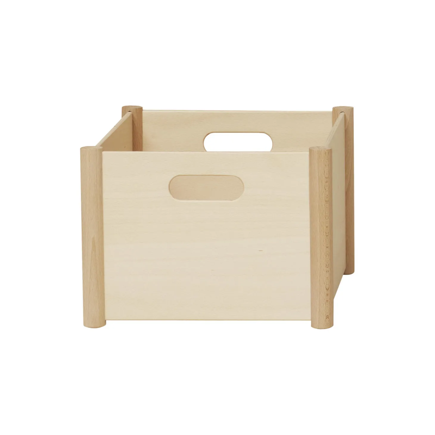 Pillar Storage Box, beech