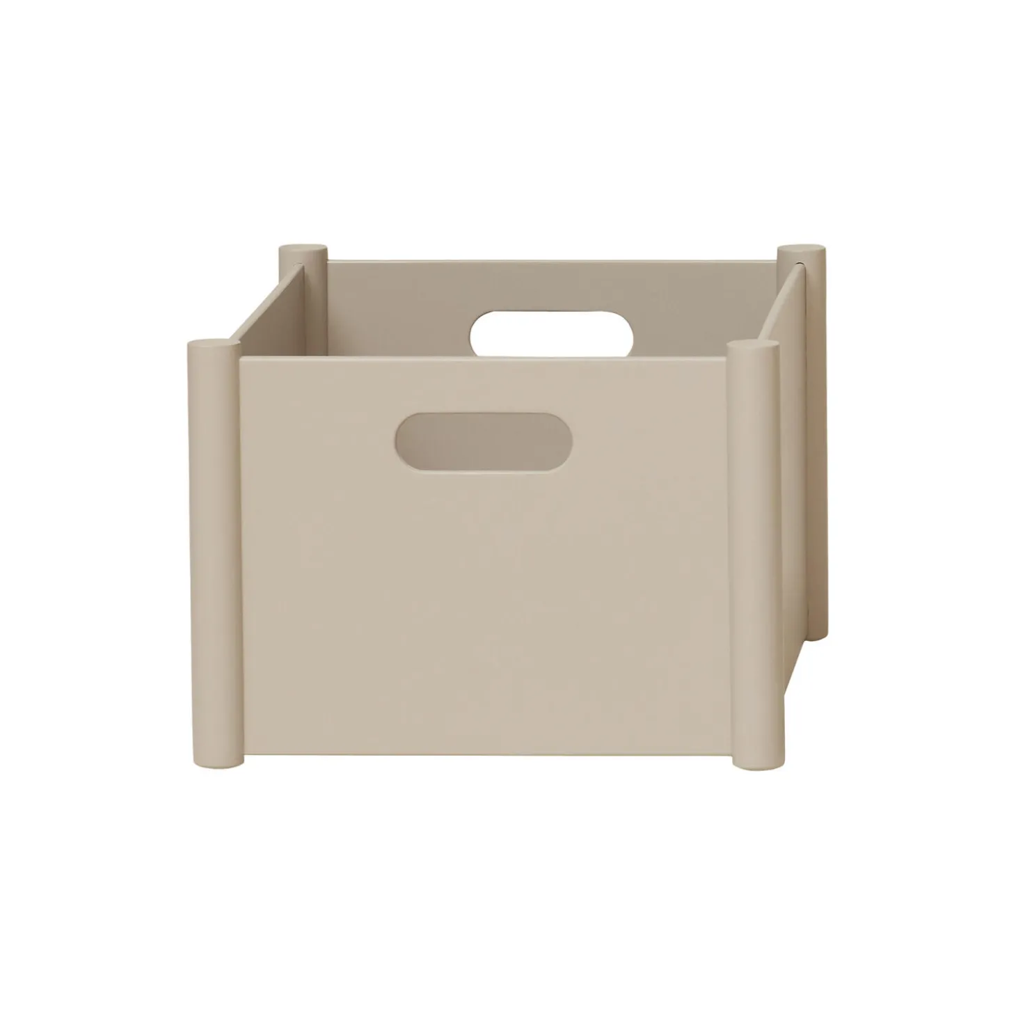 Pillar Storage Box, warm grey