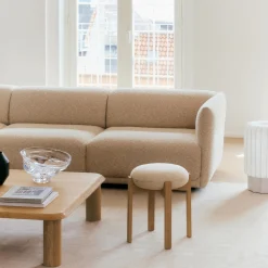 Pioneer Stool, lacquered oak/Zero 0001