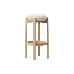 Pioneer Stool, lacquered oak/Zero 0001