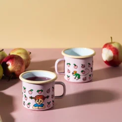 Pippi emaljekrus frugter, rosa