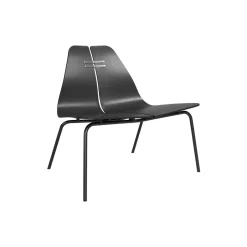 PK23™ loungestol, sortfarvet ask/sort