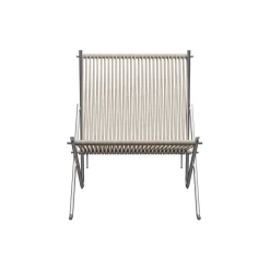 PK4™ stol, matpoleret rustfrit stål/natur